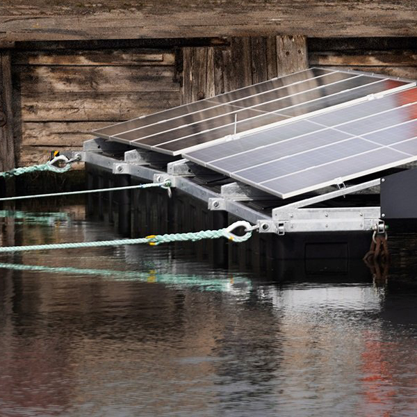 Sea Floating PV Panel Mooring System