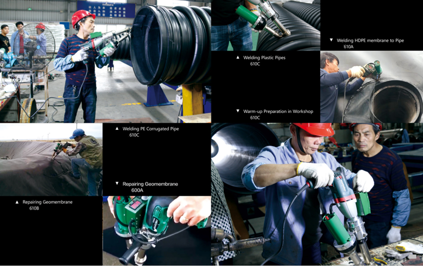 Extrude Wedling Gun Application