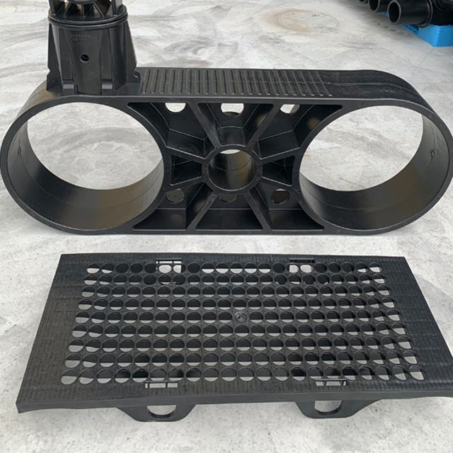 450mm Double Collar Injection Mold HDPE Fish Cage Bracket