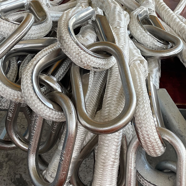Double Braided Polyester Rope for Marine Aquaculture Mooring