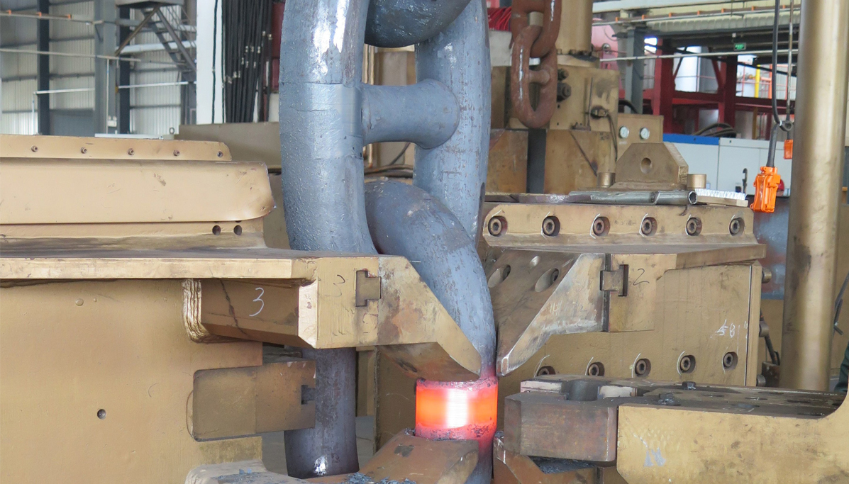 marine anchor chain production