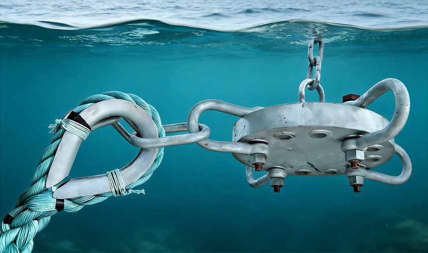 mooring connection plate